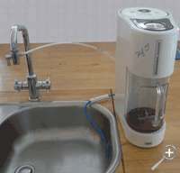 carafe d'eau filtrante purificateur d'eau